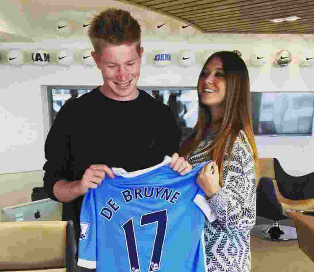 Kevin-De-Bruyne-and-his-girlfriend-Michele-Lacroix